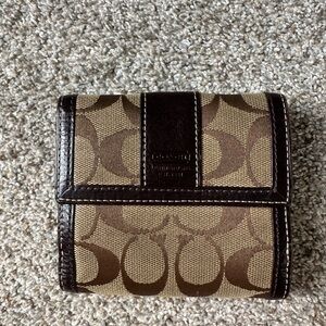 Coach Brown C Logo Wallet